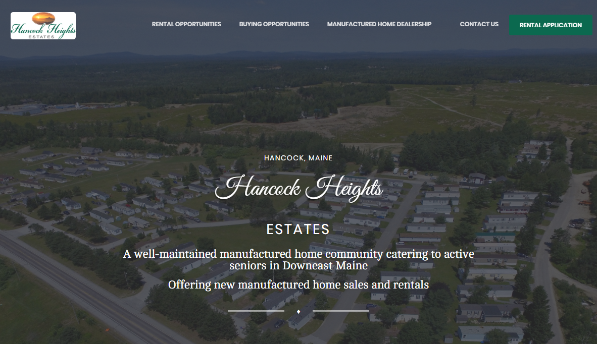 Modular Home Park Website